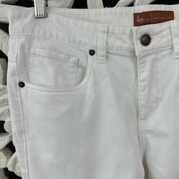 Lee Jeans One True Fit wide leg size 7/8 long length in white - Picture 4 of 14